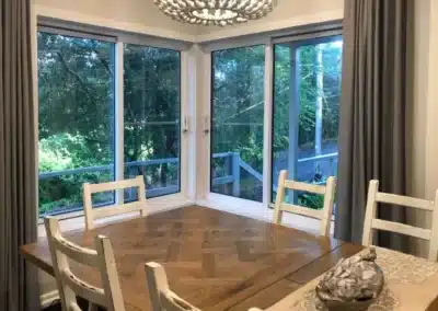 Aluminium windows Roux dining
